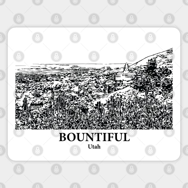 Bountiful - Utah Magnet by Lakeric